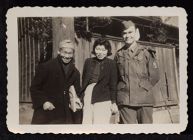 James L. White with man and woman